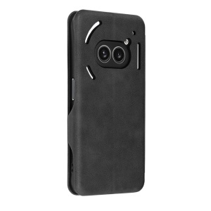 Husa pentru Nothing Phone (2a) / Phone (2a) Plus, SKYDDAR INNOVATION, Safe Wallet tip carte din Piele Ecologica, Suport Carduri, Inchidere Magnetica, Negru, set cu sticker  - Img 8