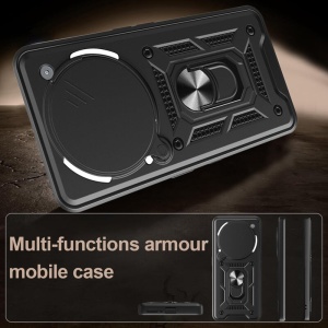 Husa pentru Nothing Phone (3a) Pro, SKYDDAR INNOVATION, CamShield, Verde, set cu sticker - Img 3
