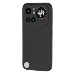 Husa pentru Nothing Phone (4a) Pro din Silicon Catifelat, Antisoc, set cu sticker, SoftElegance, Negru - Img 3