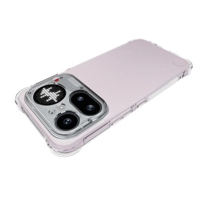 Husa pentru Nothing Phone (4a) Pro din Silicon Slim, Margini Antisoc, set cu sticker, Shockproof Clear Silicone, Transparenta - Img 3
