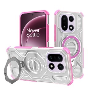 Husa pentru OnePlus 15, Antisoc, SKYDDAR INOVATION, Carbon Shield PRO, Magsafe, set cu sticker, Roz