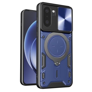 Husa pentru OnePlus 15R, SKYDDAR INNOVATION, CamGuard Pro, Inel Magnetic, Protectie Camera, set cu sticker, Albastru - Img 2