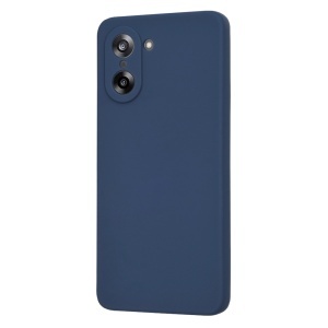 Husa pentru OnePlus Nord CE5, SKYDDAR INNOVATION, din Silicon Catifelat, SoftElegance, set cu sticker, Bleumarin - Img 3