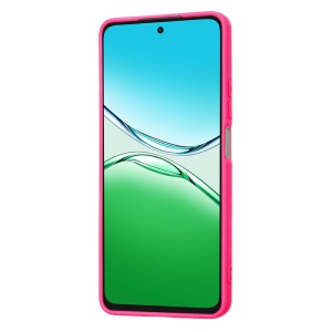 Husa pentru Oppo A5 Pro 5G, SKYDDAR INNOVATION, din Silicon Catifelat, SoftElegance , Fucsia, set cu sticker - Img 2