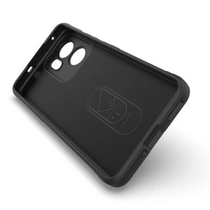 Husa pentru Oppo Reno13 F 4G, SKYDDAR INNOVATION, Vogue din Silicon Mat, set cu sticker, Rosu - Img 4