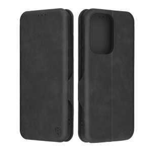 Husa pentru Oppo Reno13 Pro, SKYDDAR INNOVATION, Pocket Safe, tip carte din Piele Ecologica, Suport Carduri, Inchidere Magnetica, set cu sticker, Negru - Img 6