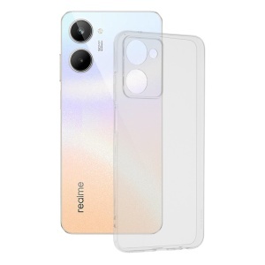 Husa pentru Realme 10 4G, SKYDDAR INNOVATION, ClearGuard, din silicon transparent, set cu sticker, Transparenta