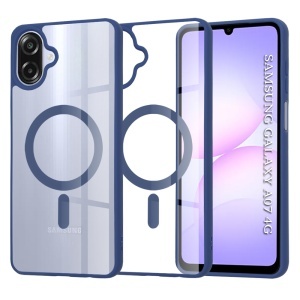 Husa pentru Samsung Galaxy A07 4G, SKYDDAR INNOVATION, MagSafe Pro din silicon, set cu sticker, Albastru