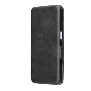 Husa pentru Samsung Galaxy A07 4G, SKYDDAR INNOVATION, Safe Wallet tip carte din Piele Ecologica, Suport Carduri, Inchidere Magnetica, set cu sticker, Negru - Img 4