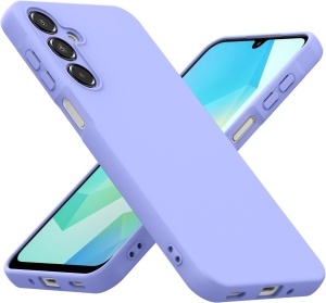 Husa pentru Samsung Galaxy A16 4G / Galaxy A16 5G din Silicon Catifelat, Protectie Premium, Skyddar SoftElegance - Violet