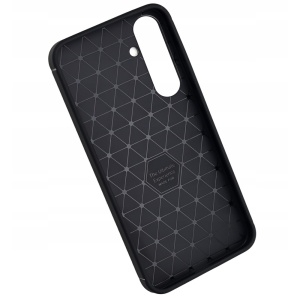 Husa pentru Samsung Galaxy A17 5G, SKYDDAR INNOVATION, CarbonFiber, Antisoc, set cu sticker, Negru - Img 3