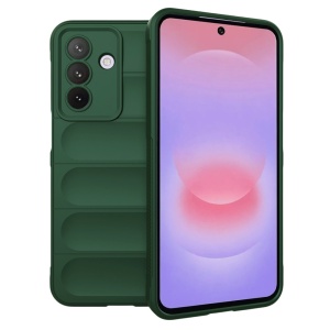 Husa pentru Samsung Galaxy A27 5G din Silicon Mat, Antisoc, set cu sticker, Magic Shield, Verde