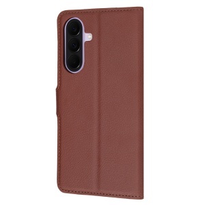 Husa pentru Samsung Galaxy A27 5G, SKYDDAR INNOVATION, Leather Folio tip Carte, cu Portofel Interior, Finisaje Premium, set cu sticker, Maro - Img 7
