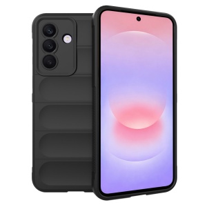 Husa pentru Samsung Galaxy A37 5G, SKYDDAR INNOVATION, Magic Shield, din Silicon Mat, set cu sticker, Negru - Img 1