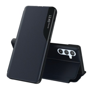 Husa pentru Samsung Galaxy A54, tip carte, set cu sticker, eFold, Albastru