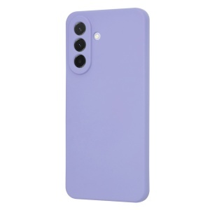 Husa pentru Samsung Galaxy A57 5G, SKYDDAR INNOVATION, din Silicon Catifelat, SoftElegance, set cu sticker, Violet - Img 2