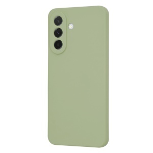 Husa pentru Samsung Galaxy A57 5G, SKYDDAR INNOVATION, din Silicon Catifelat, SoftElegance, set cu sticker, Verde - Img 2