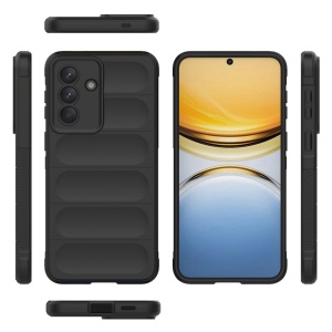 Husa pentru Samsung Galaxy A57 5G, SKYDDAR INNOVATION, Magic Shield, din Silicon Mat, set cu sticker, Verde - Img 2