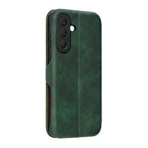 Husa pentru Samsung Galaxy A57 5G, SKYDDAR INNOVATION, Safe Wallet tip carte din Piele Ecologica, Suport Carduri, Inchidere Magnetica, set cu sticker, Verde - Img 2