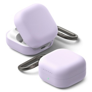 Husa pentru Samsung Galaxy Buds 4 / Buds 4 Pro - Ringke Silicone - Light Purple