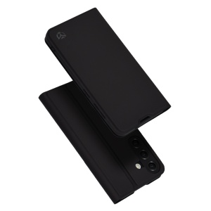 Husa pentru Samsung Galaxy S25 Plus, SKYDDAR INNOVATION, Magskin Book, tip Carte cu Portofel Interior, set cu sticker, Negru