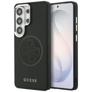 Husa pentru Samsung Galaxy S26 Ultra, Perforated Logo MagSafe, Guess, Negru