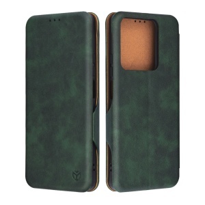 Husa pentru Xiaomi 14, SKYDDAR INNOVATION, Safe Wallet tip carte din Piele Ecologica, Suport Carduri, Inchidere Magnetica, Verde, set cu sticker  - Img 11