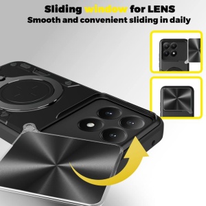 Husa pentru Xiaomi 15T, SKYDDAR INNOVATION, CamGuard Pro, Inel Magnetic, Protectie Camera, set cu sticker, Albastru - Img 7