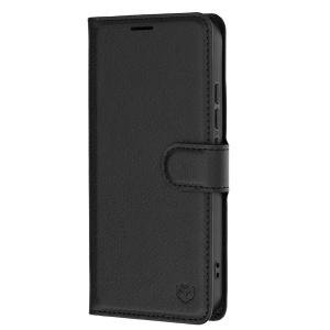 Husa pentru Xiaomi 17 tip Carte, cu Portofel Interior, Finisaje Premium, set cu sticker, Leather Folio, Negru - Img 5