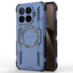Husa pentru Xiaomi 17T Pro, Magsafe, Antisoc, Anti zgarieturi, set cu sticker, ArmorMag, Albastru