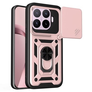 Husa pentru Xiaomi 17T, protectie camere, Inel magnetic, set cu sticker, CamShield, Roz