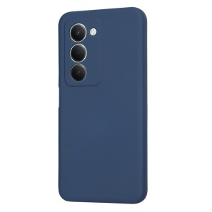 Husa pentru Xiaomi Redmi 15 5G / Redmi 15 4G, SKYDDAR INNOVATION, din Silicon Catifelat, SoftElegance, set cu sticker, Bleumarin - Img 3