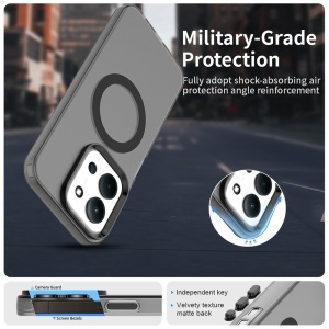 Husa pentru Xiaomi Redmi 15C 5G, MagSafe, Antisoc, set cu sticker, CandyCase, Negru - Img 6