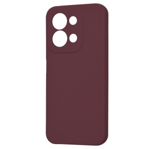 Husa pentru Xiaomi Redmi 15C 5G, SKYDDAR INNOVATION, din Silicon Catifelat, SoftElegance, set cu sticker, Bordo - Img 4
