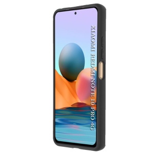 Husa pentru Xiaomi Redmi Note 10 Pro / Redmi Note 10 Pro Max, SKYDDAR INNOVATION, Glinth cu Inel Rotativ 360° Magnetic, Negru, set cu sticker  - Img 10