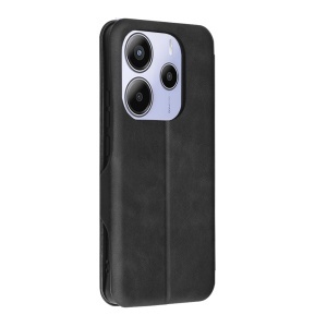Husa pentru Xiaomi Redmi Note 14 5G, SKYDDAR INNOVATION, Safe Wallet tip carte din Piele Ecologica, Suport Carduri, Inchidere Magnetica, Negru, set cu sticker  - Img 8