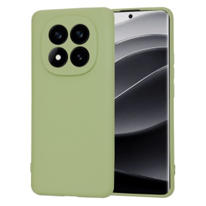 Husa pentru Xiaomi Redmi Note 14 Pro / Poco X7 din Silicon Catifelat, Protectie Premium, Skyddar SoftElegance - Verde - Img 1