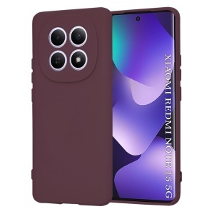 Husa pentru Xiaomi Redmi Note 15 4G / Redmi Note 15 5G / Poco M8 5G, SKYDDAR INNOVATION, din Silicon Catifelat, SoftElegance, set cu sticker, Bordo