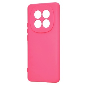 Husa pentru Xiaomi Redmi Note 15 4G / Redmi Note 15 5G / Poco M8 5G, SKYDDAR INNOVATION, din Silicon Catifelat, SoftElegance, set cu sticker, Fucsia - Img 4