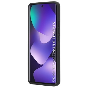 Husa pentru Xiaomi Redmi Note 15 4G / Redmi Note 15 5G, SKYDDAR INNOVATION, Glinth cu Inel Rotativ 360° Magnetic, set cu sticker, Negru  - Img 6