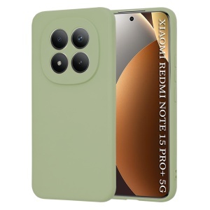 Husa pentru Xiaomi Redmi Note 15 Pro+ 5G / Poco M8 Pro 5G, SKYDDAR INNOVATION, din Silicon Catifelat, SoftElegance, set cu sticker, Verde