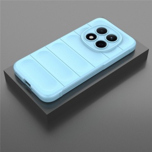 Husa pentru Xiaomi Redmi Note 15 Pro+ 5G / Poco M8 Pro 5G, SKYDDAR INNOVATION, Magic Shield, din Silicon Mat, set cu sticker, Bleu - Img 4