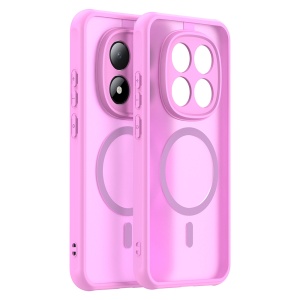 Husa pentru Xiaomi Redmi Note 15 Pro 5G, SKYDDAR INNOVATION, HaloFrost MagSafe II, Antisoc, set cu sticker, Roz - Img 2