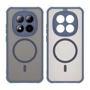 Husa pentru Xiaomi Redmi Note 15 Pro 5G, SKYDDAR INNOVATION, HaloFrost MagSafe II, Antisoc, set cu sticker, Bleumarin - Img 2