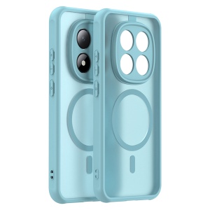Husa pentru Xiaomi Redmi Note 15 Pro 5G, SKYDDAR INNOVATION, HaloFrost MagSafe II, Antisoc, set cu sticker, Verde menta - Img 2