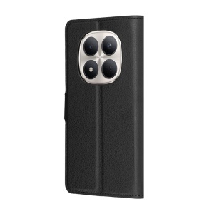 Husa pentru Xiaomi Redmi Note 15 Pro 5G, SKYDDAR INNOVATION, Leather Folio tip Carte, cu Portofel Interior, Finisaje Premium, set cu sticker, Negru - Img 5