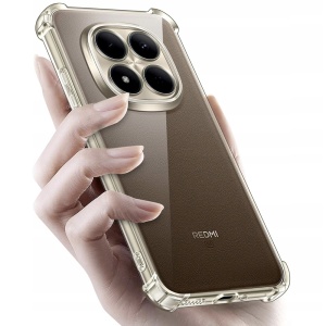 Husa pentru Xiaomi Redmi Note 15 Pro+ 5G, SKYDDAR INNOVATION, Shockproof Clear Silicone, Silicon Slim, set cu sticker, Transparenta - Img 4