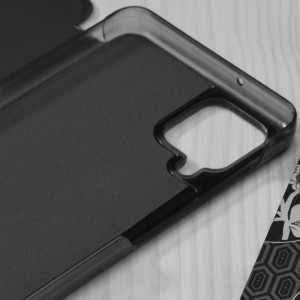 Husa Samsung Galaxy A12 tip carte, Techsuit eFold - Negru - Img 6