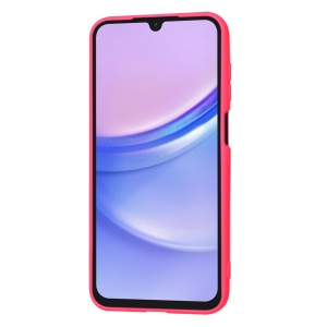 Husa Samsung Galaxy A15 5G din Silicon Catifelat, Protectie Premium, Skyddar SoftElegance - Fucsia - Img 3