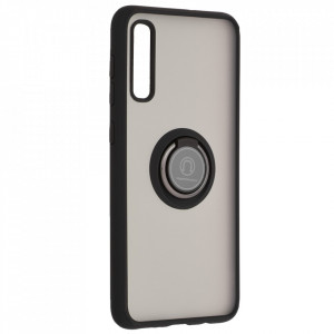 Husă Samsung Galaxy A30s / A50 / A50s SKYDDAR Glinth+ cu Inel Rotativ 360°, Compatibilitate Magnetică, Absorbție Șocuri, Design Subțire și Elegant - Negru - Img 4